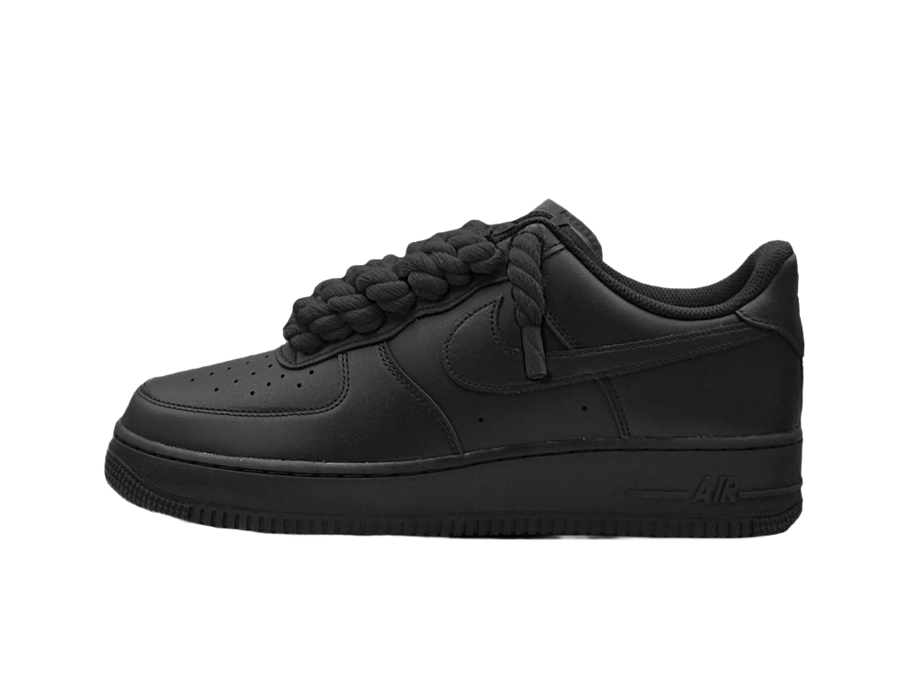 Nike Air Force 1 Black Low 07 Rope Laces Black-Nike-pikastore.cz