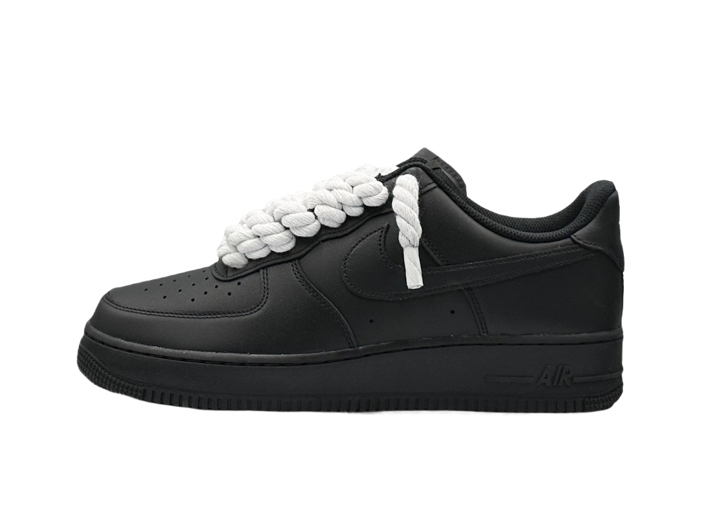 Nike Air Force 1 Black Low 07 Rope Laces White-Nike-pikastore.cz
