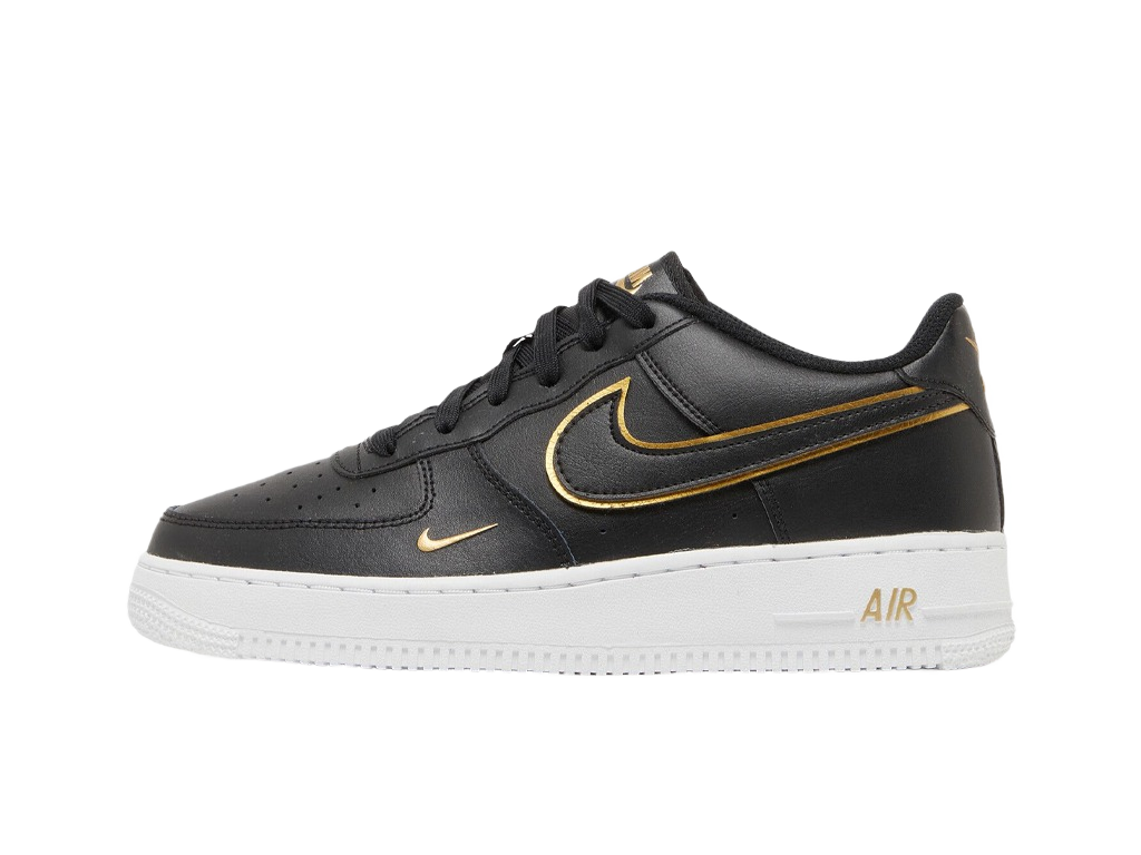 Nike Air Force 1 LV8 GS Black Metallic Gold-Nike-pikastore.cz