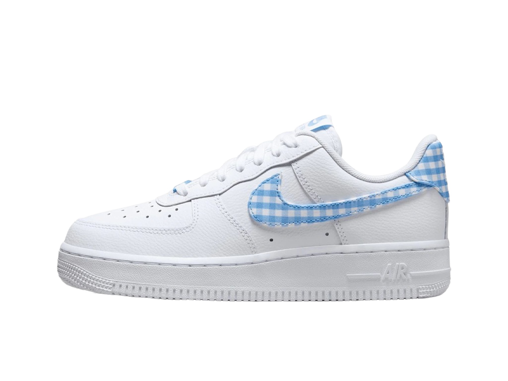 Nike Air Force 1 Low '07 Essential White University Blue Gingham-sneakers-Nike-pikastore.cz