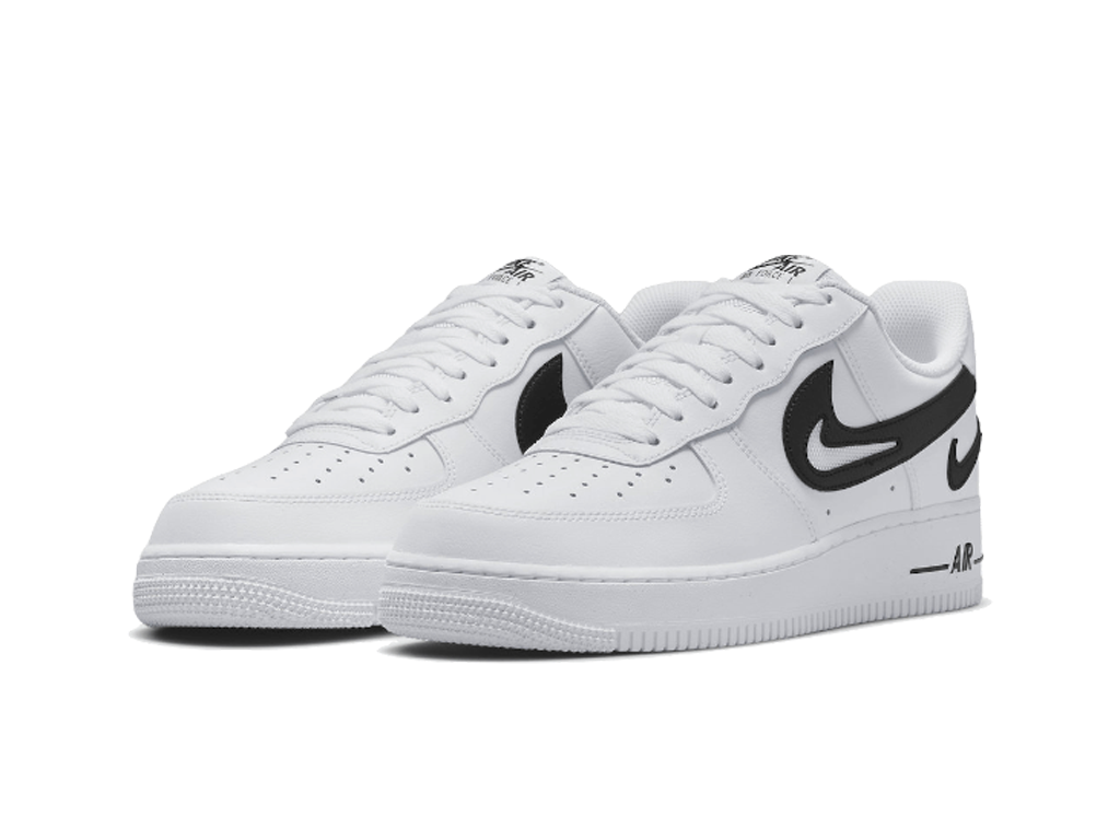 Nike Air Force 1 Low '07 FM Cut Out Swoosh White Black-sneakers-Nike-pikastore.cz