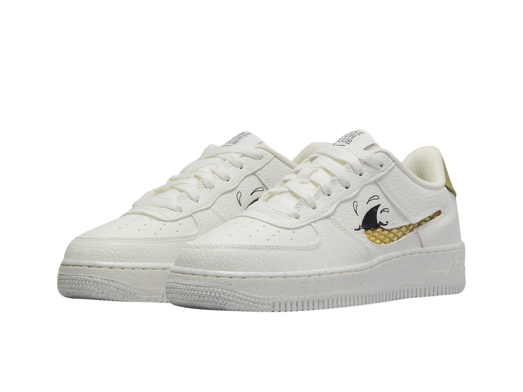 Nike Air Force 1 Low 07 LV8 Next Nature GS Sun Club - White Sharks Fin-Nike-pikastore.cz