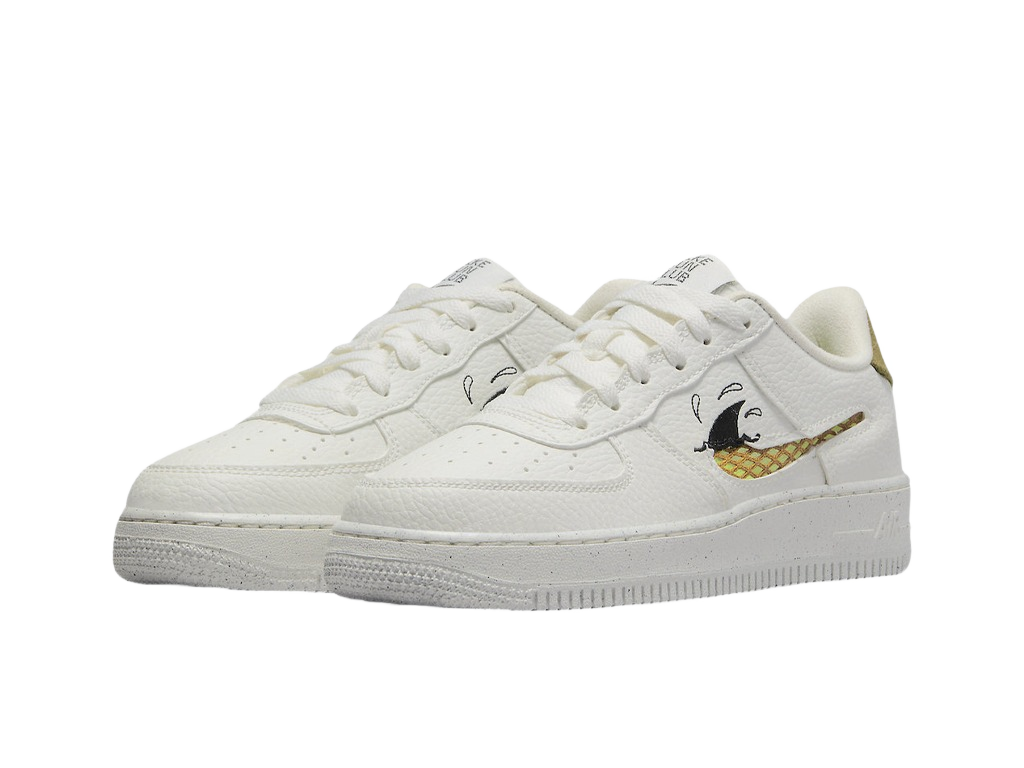 Nike Air Force 1 Low 07 LV8 Next Nature GS Sun Club - White Sharks Fin-Nike-pikastore.cz