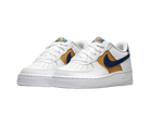 Nike Air Force 1 Low '07 LV8 White Blue Void Metallic Gold (GS)-sneakers-Nike-pikastore.cz