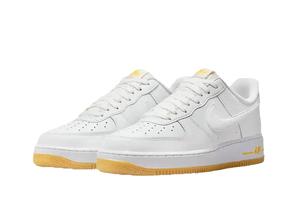 Nike Air Force 1 Low '07 White University Gold Gum-sneakers-Nike-pikastore.cz