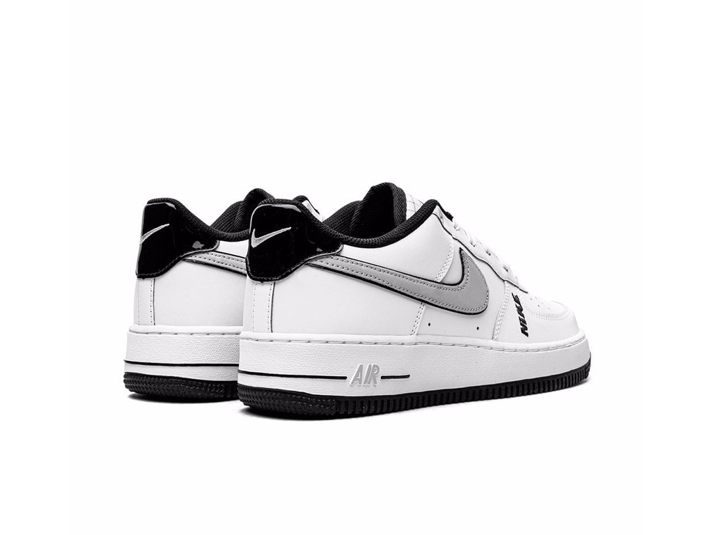 Nike Air Force 1 Low LV8 White Wolf Grey Black (GS)-sneakers-Nike-pikastore.cz