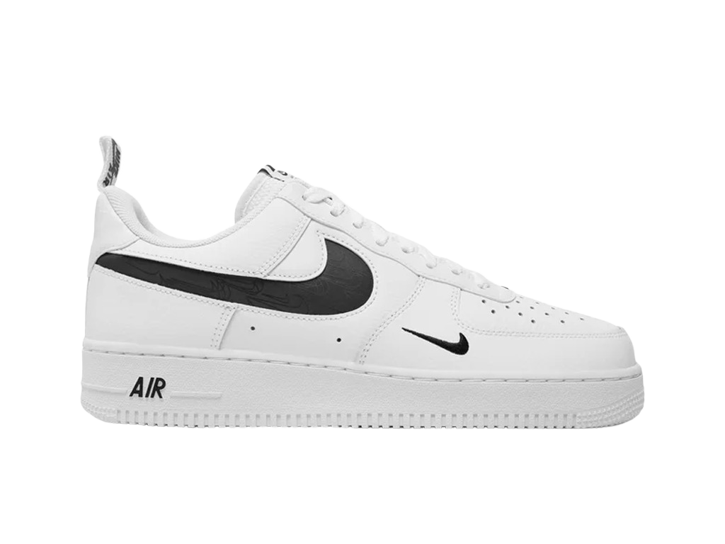 Nike Air Force 1 Low Reflective Swoosh White Black-sneakers-Nike-pikastore.cz