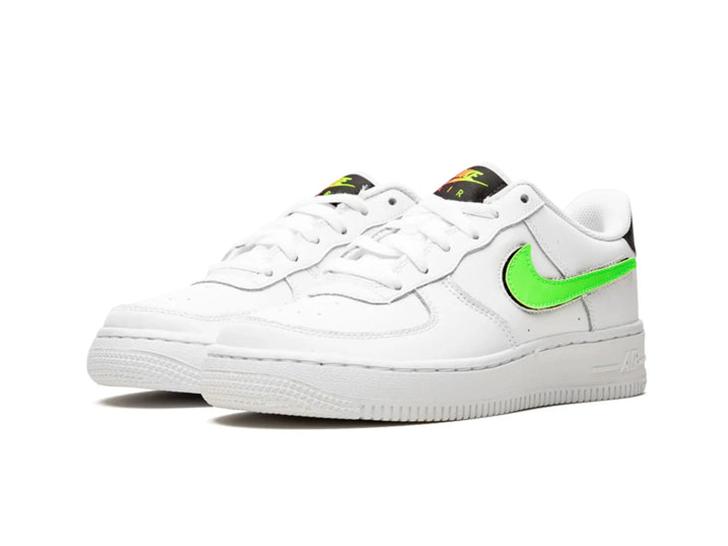 Nike Air Force 1 Low Removable Swoosh White Green Strike (GS)-sneakers-Nike-pikastore.cz