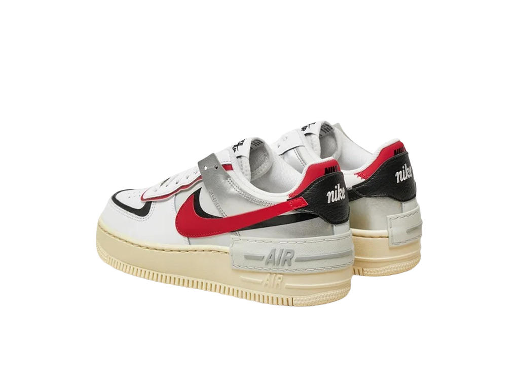 Nike Air Force 1 Low Shadow White Silver Gym Red-Nike-pikastore.cz