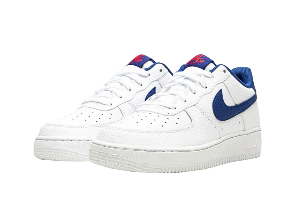 Nike Air Force 1 Low White Deep Royal (GS)-sneakers-Nike-pikastore.cz