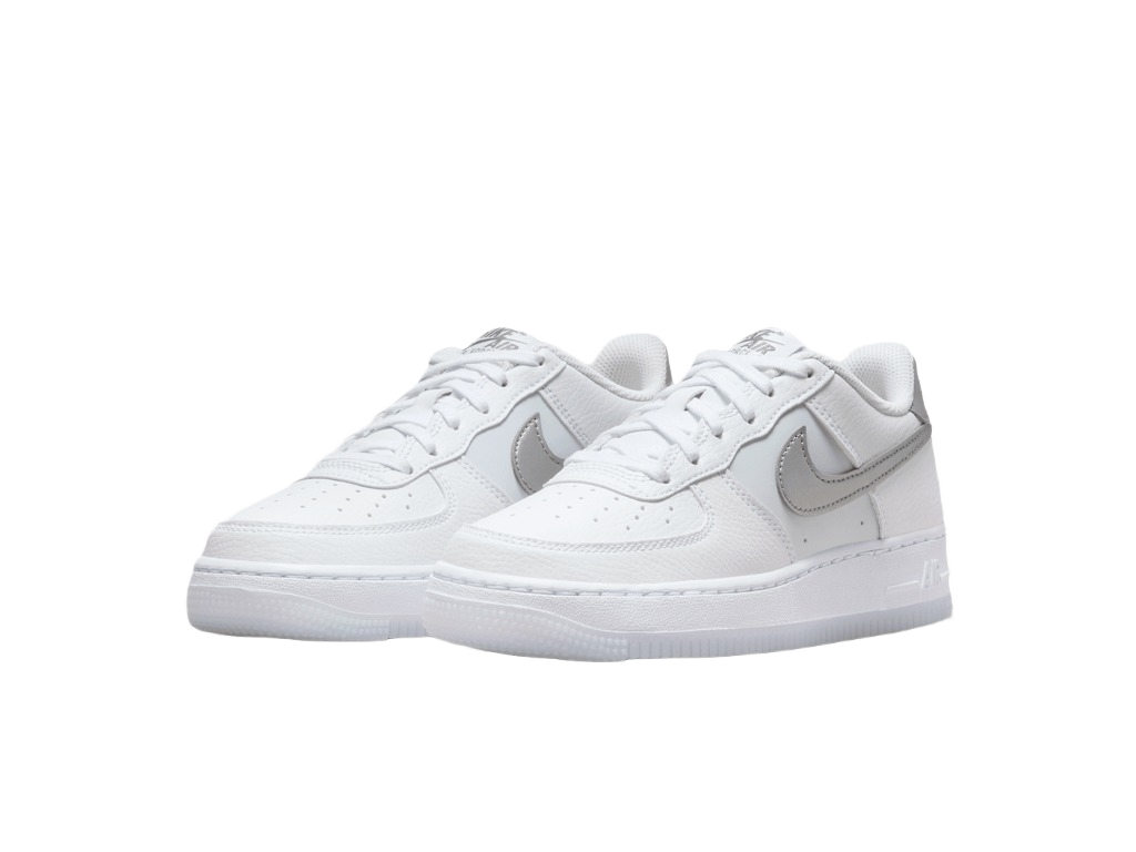 Nike Air Force 1 Low White Football Grey (GS)-sneakers-Nike-pikastore.cz