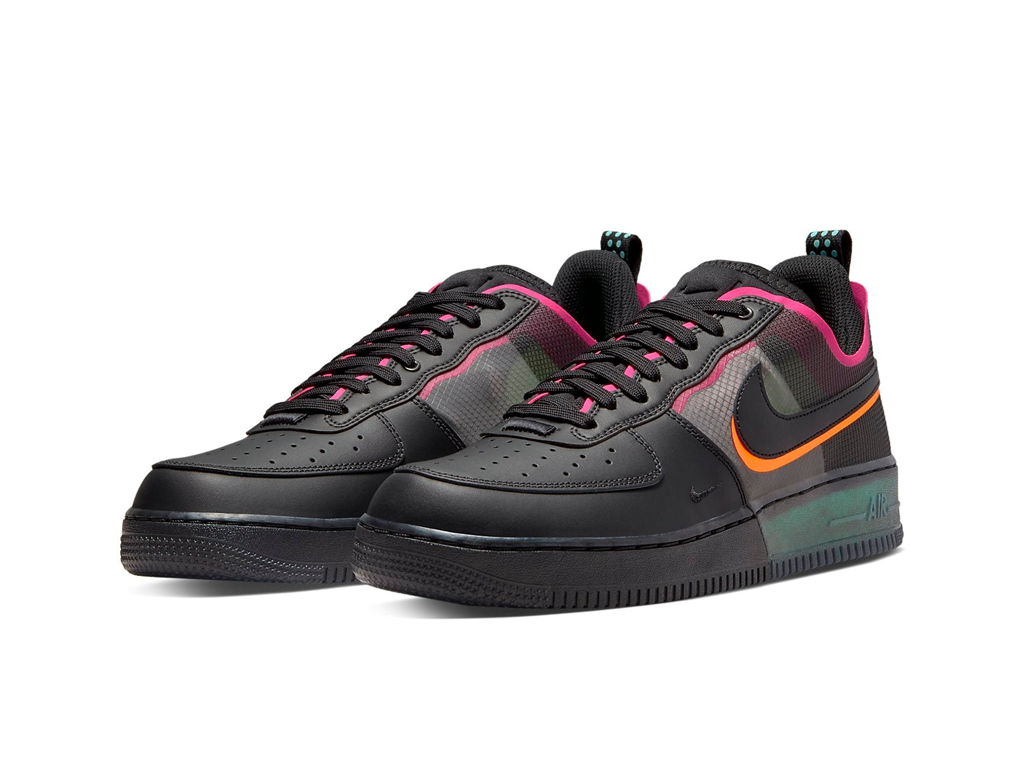 Nike Air Force 1 React Black Pink Prime-Nike-pikastore.cz