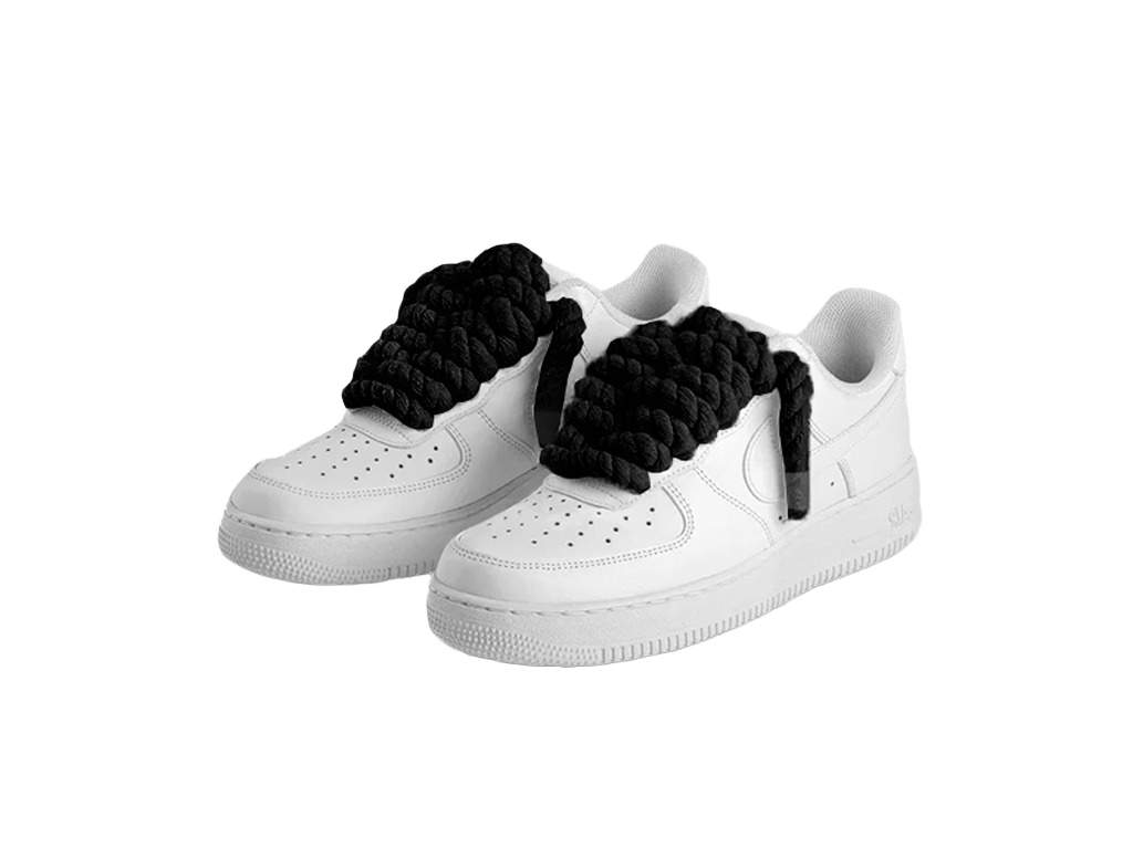 Nike Air Force 1 White Low 07 Rope Laces Black-Nike-pikastore.cz