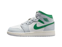 Nike Air Jordan 1 Mid GS Summit White Pine Green