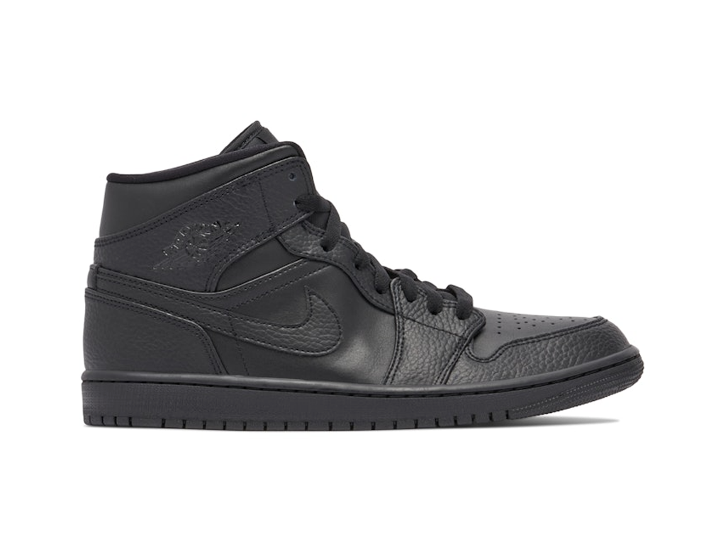 Nike Air Jordan 1 Mid GS Triple Black 2020-Air Jordan-pikastore.cz