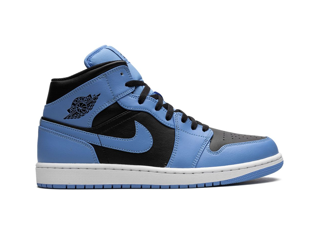Nike Air Jordan 1 Mid GS University Blue Black-Air Jordan-pikastore.cz