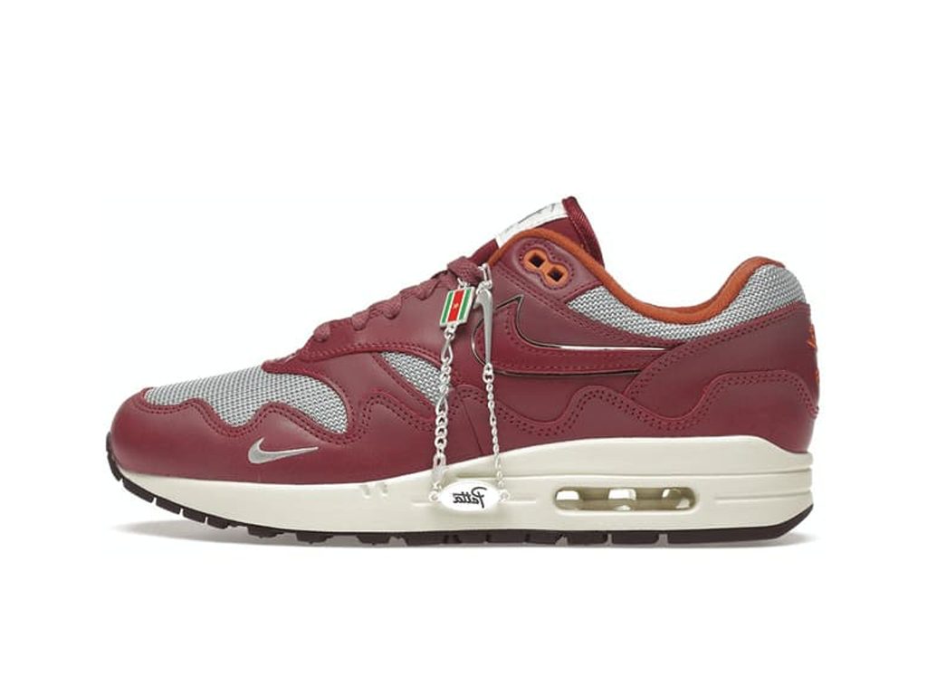 Nike Air Max 1 Patta Waves Rush Maroon (with Bracelet)-sneakers-Nike-pikastore.cz
