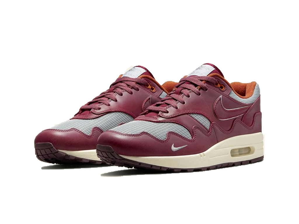 Nike Air Max 1 Patta Waves Rush Maroon (with Bracelet)-sneakers-Nike-pikastore.cz