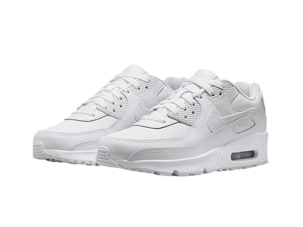 Nike Air Max 90 GS White Metallic Silver-Nike-pikastore.cz