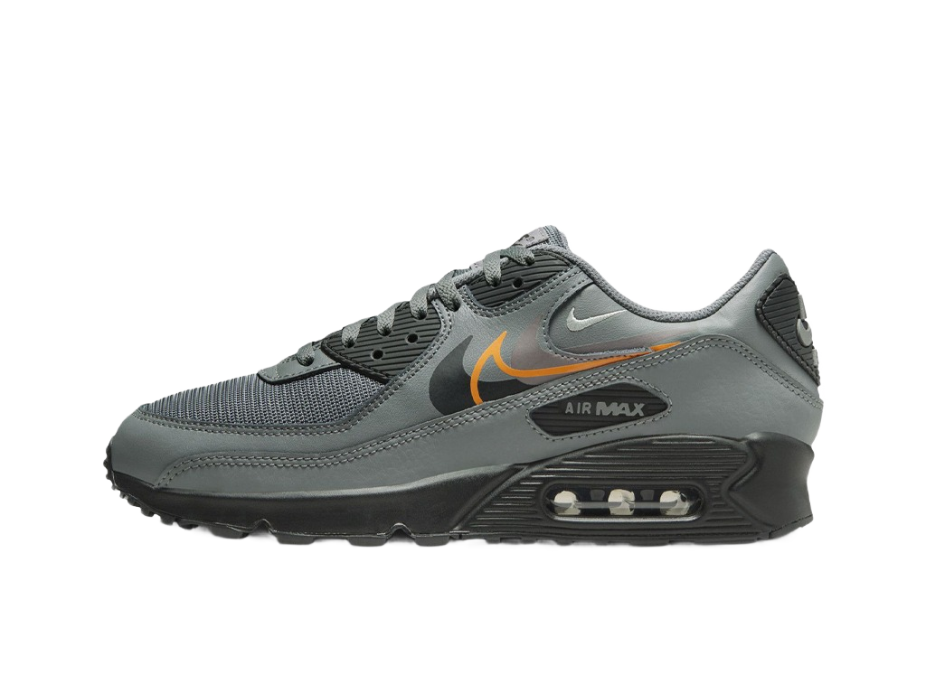 Nike Air Max 90 Multi Swoosh - Smoke Grey Mandarin-Nike-pikastore.cz