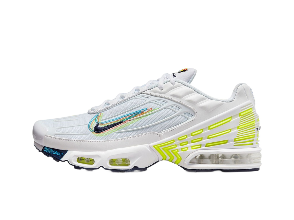 Nike Air Max Plus 3 3D Swoosh - White Volt-Nike-pikastore.cz