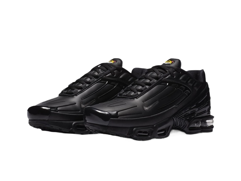 Nike Air Max Plus 3 Leather Triple Black-Nike-pikastore.cz