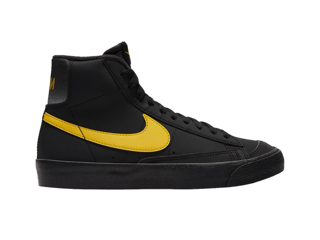Nike Blazer Mid 77 GS Black Speed Yellow-Nike-pikastore.cz