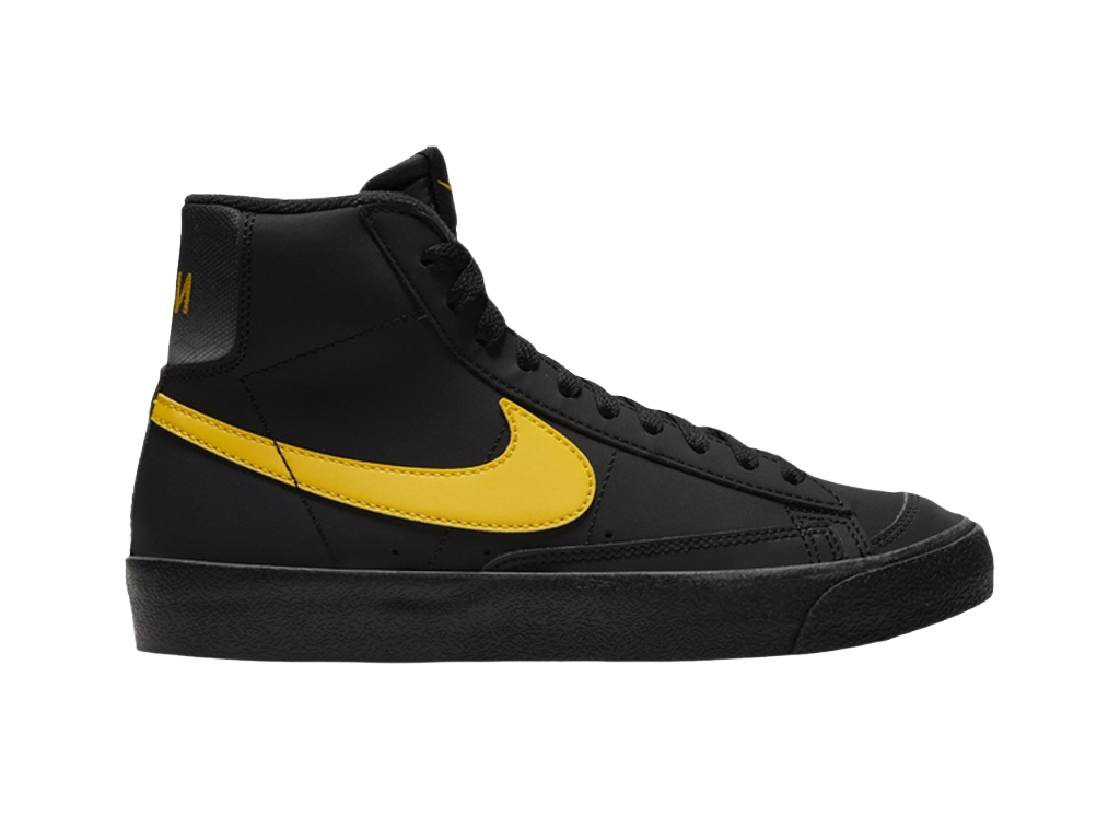 Nike Blazer Mid 77 GS Black Speed Yellow-Nike-pikastore.cz