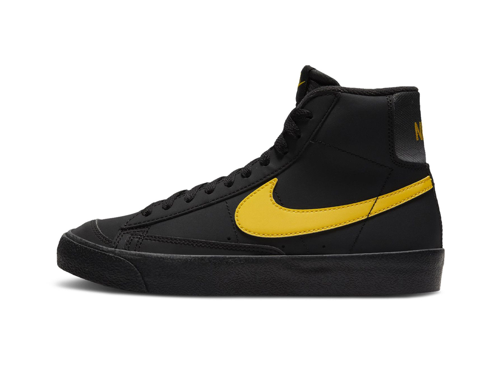 Nike Blazer Mid 77 GS Black Speed Yellow-Nike-pikastore.cz