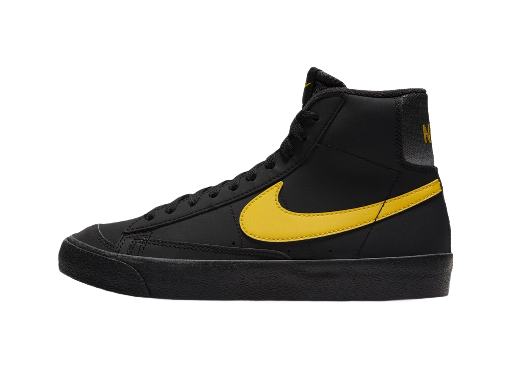 Nike Blazer Mid 77 GS Black Speed Yellow-Nike-pikastore.cz