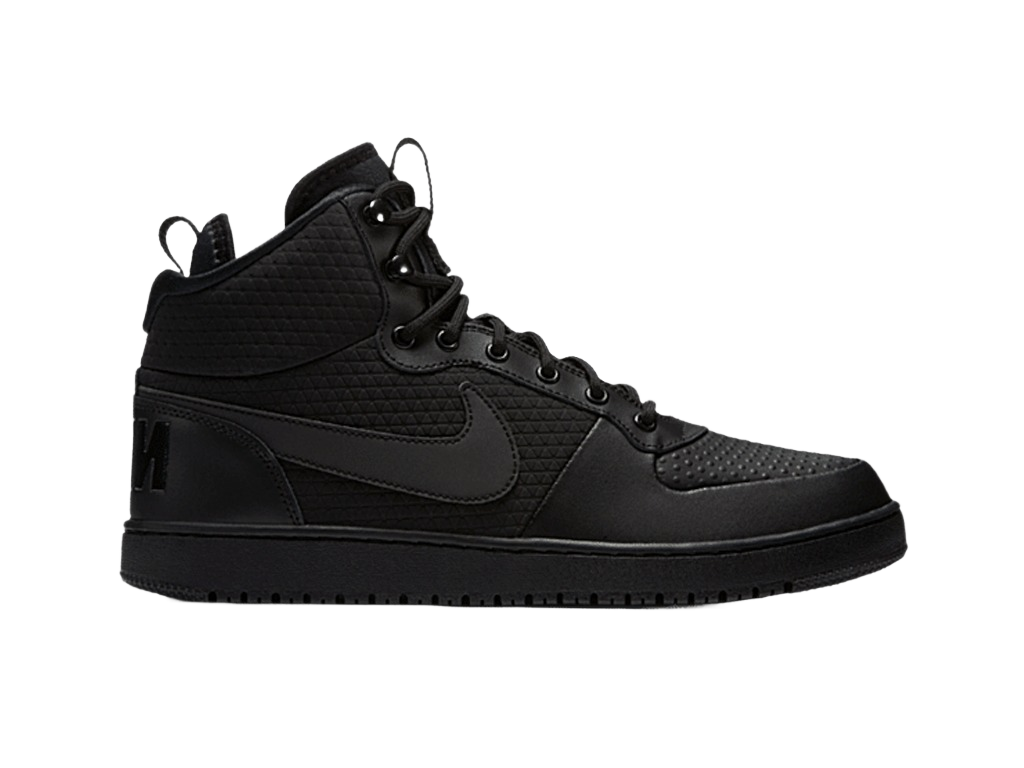 Nike Court Borough Mid Winter Triple Black-Nike-pikastore.cz
