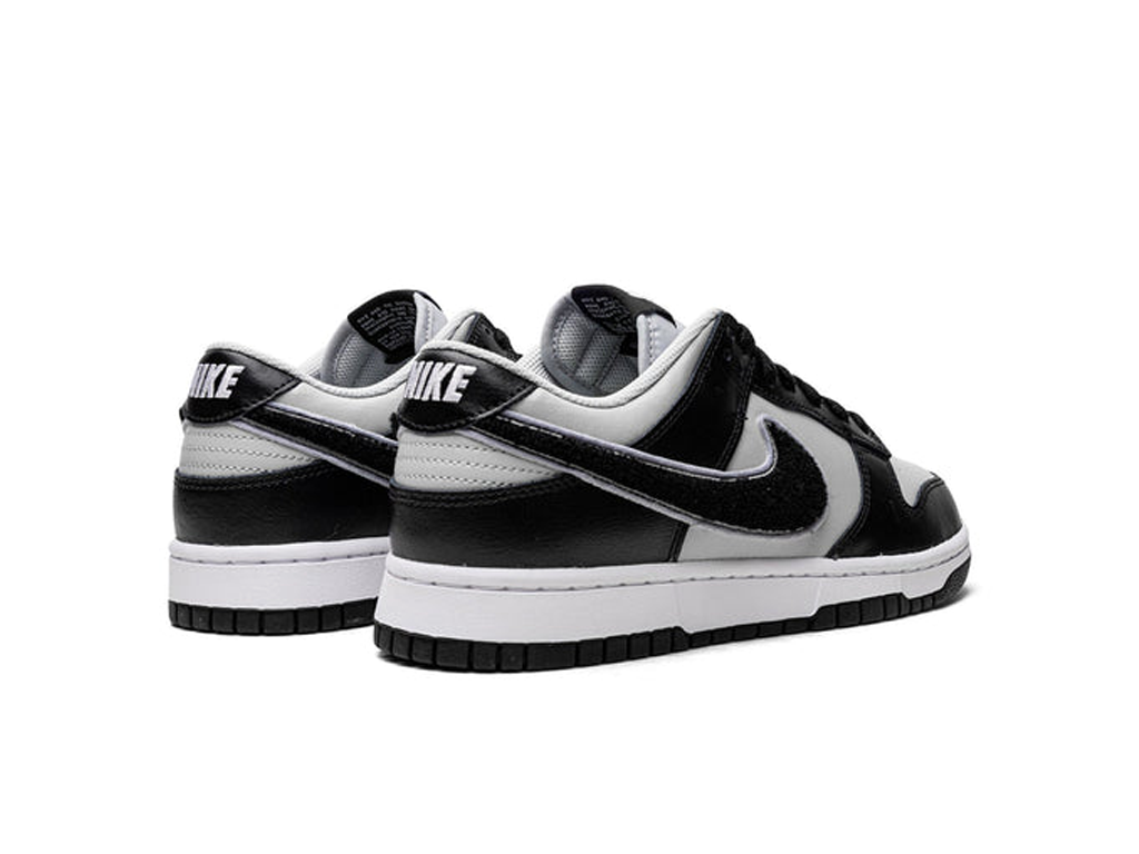 Nike Dunk Low Chenille Swoosh - Black Grey Fog-Nike-pikastore.cz