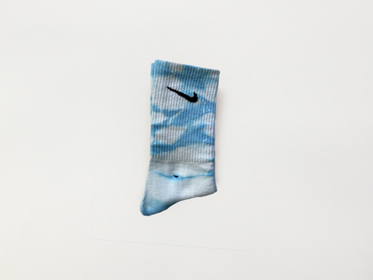 Nike Tie Dye Socks Baby Blue