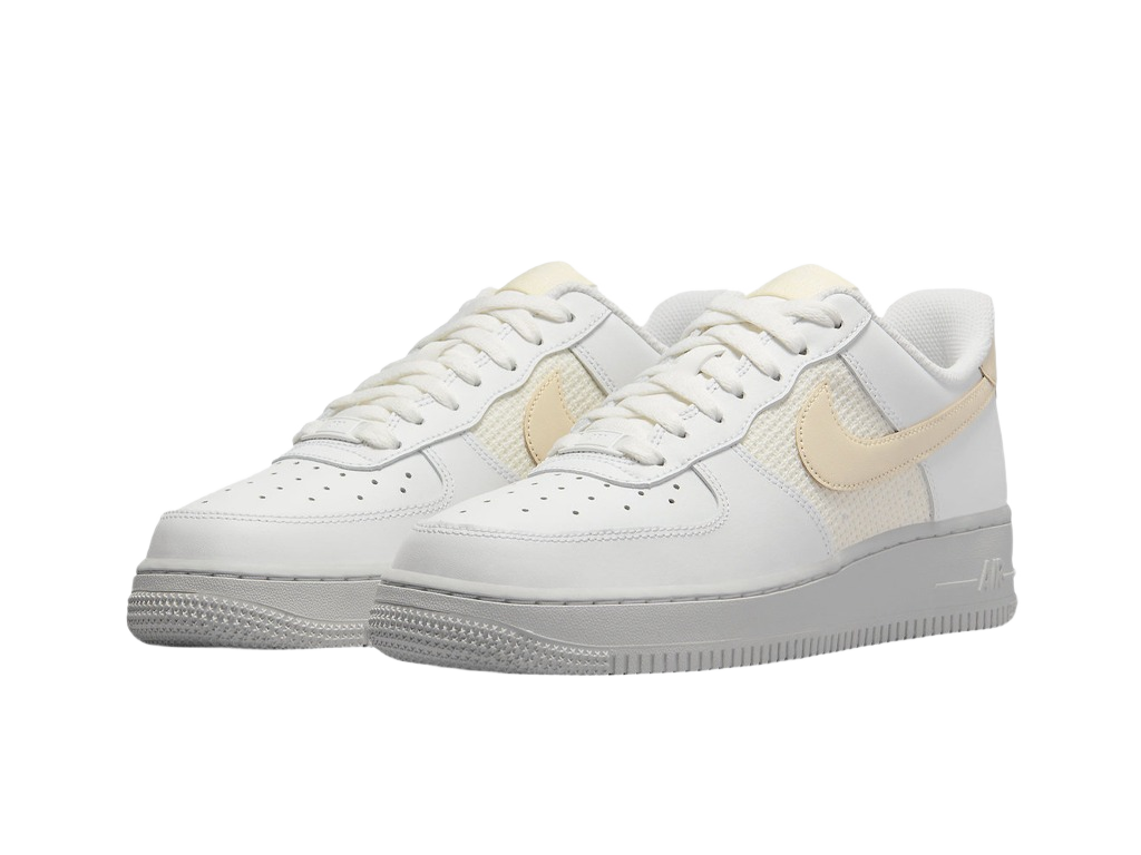 Nike Wmns Air Force 1 07 ESS Cross Stitch - White Fossil-Nike-pikastore.cz