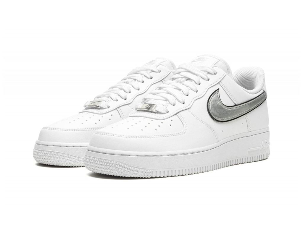 Nike Wmns Air Force 1 07 Essential White Metallic Silver-Nike-pikastore.cz