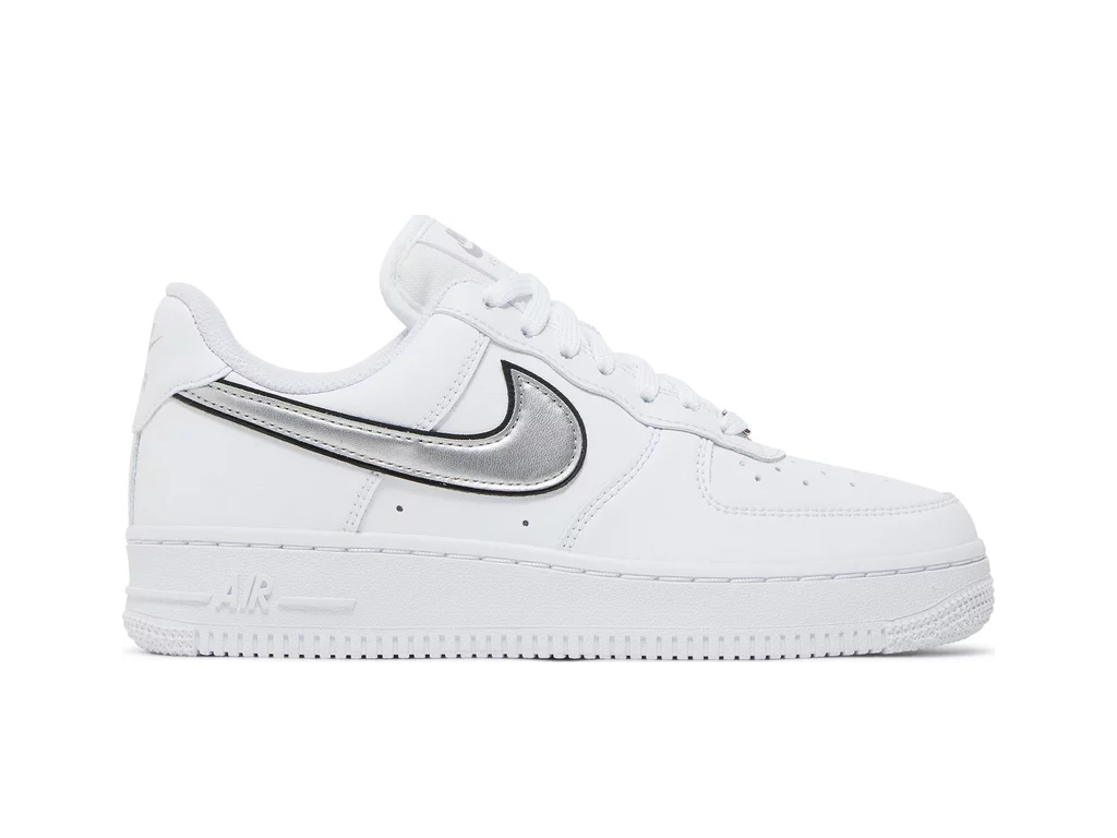 Nike Wmns Air Force 1 07 Essential White Metallic Silver-Nike-pikastore.cz