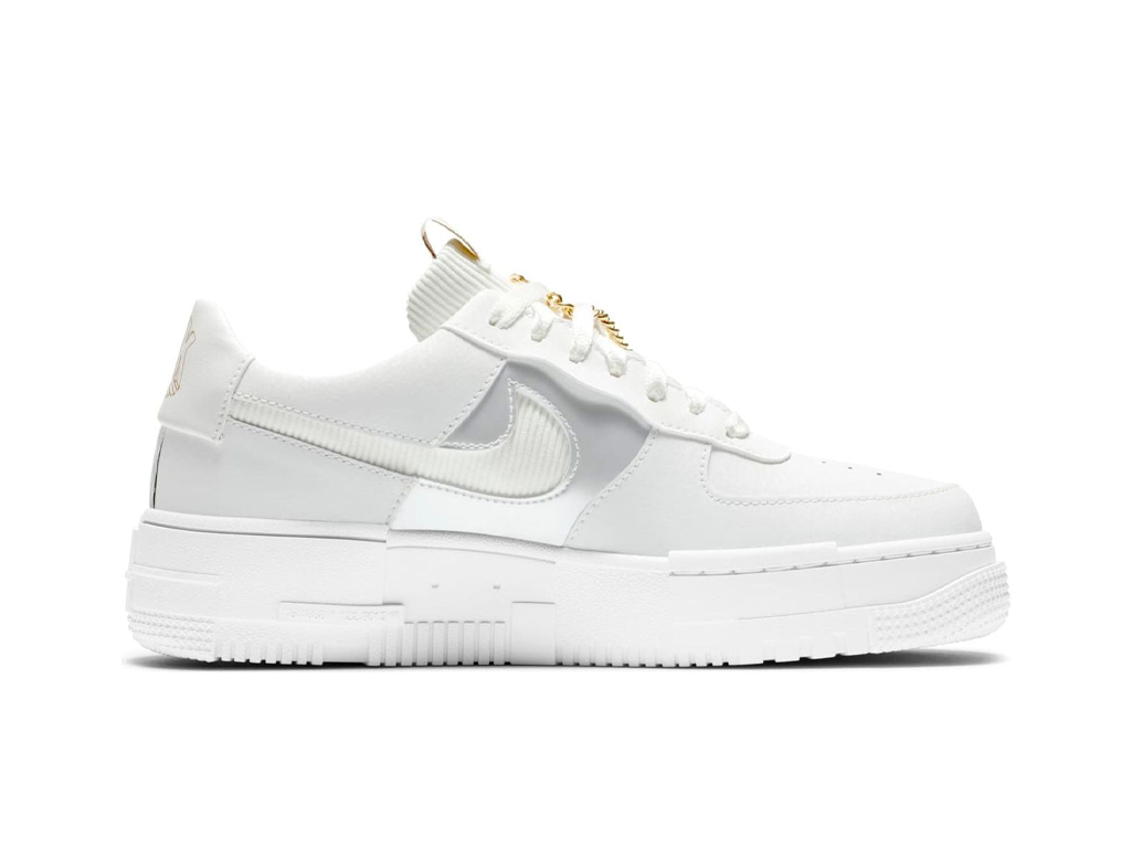 Nike Wmns Air Force 1 Pixel Grey Gold Chain-Nike-pikastore.cz