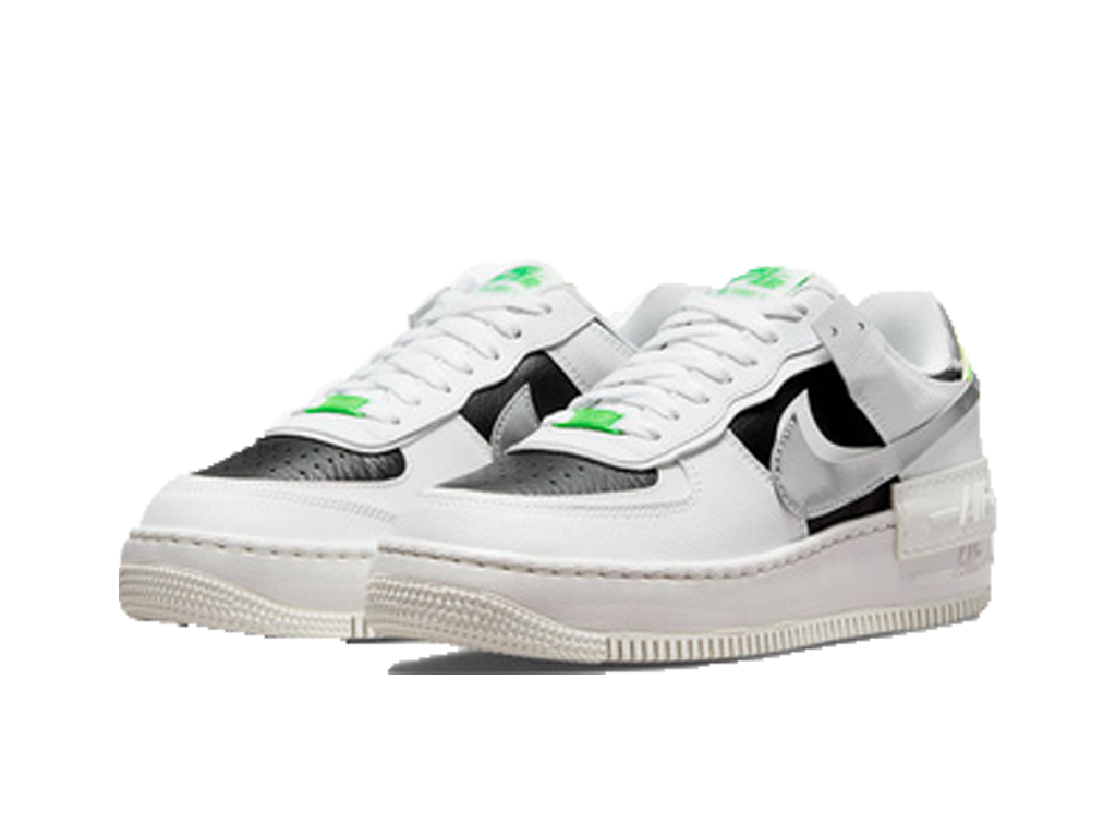 Nike Wmns Air Force 1 Shadow White Metallic Silver-Nike-pikastore.cz