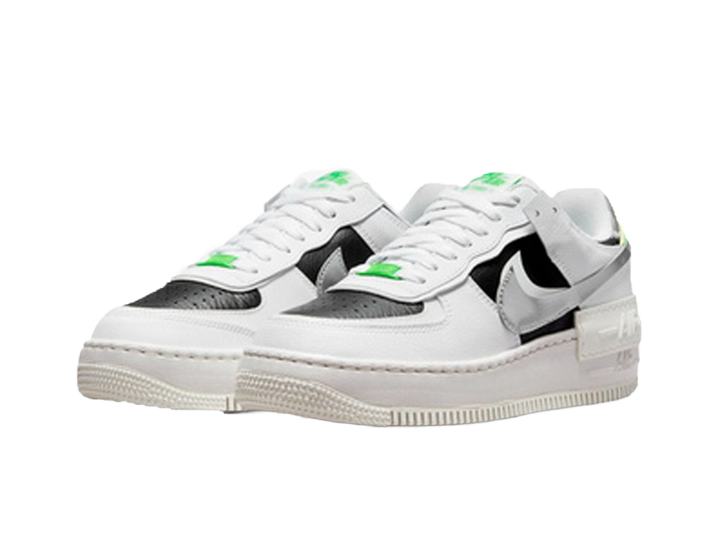 Nike Wmns Air Force 1 Shadow White Metallic Silver-Nike-pikastore.cz