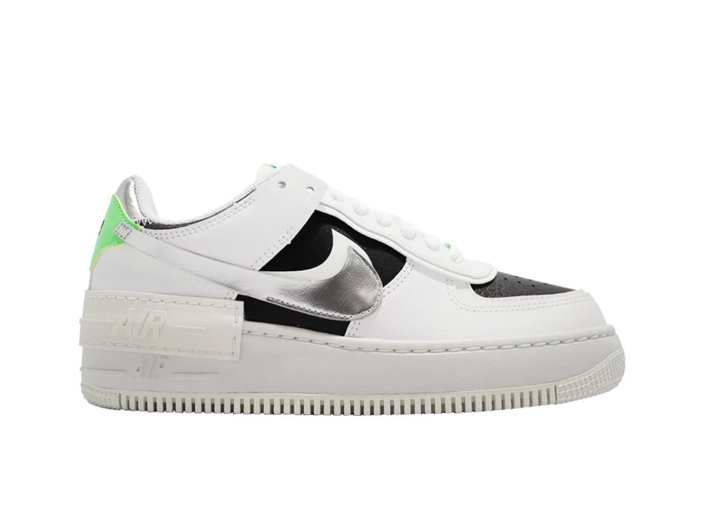 Nike Wmns Air Force 1 Shadow White Metallic Silver-Nike-pikastore.cz