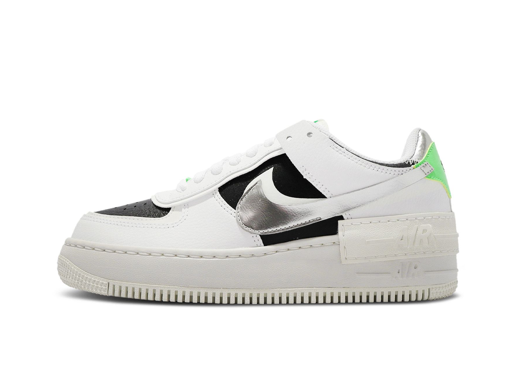 Nike Wmns Air Force 1 Shadow White Metallic Silver-Nike-pikastore.cz