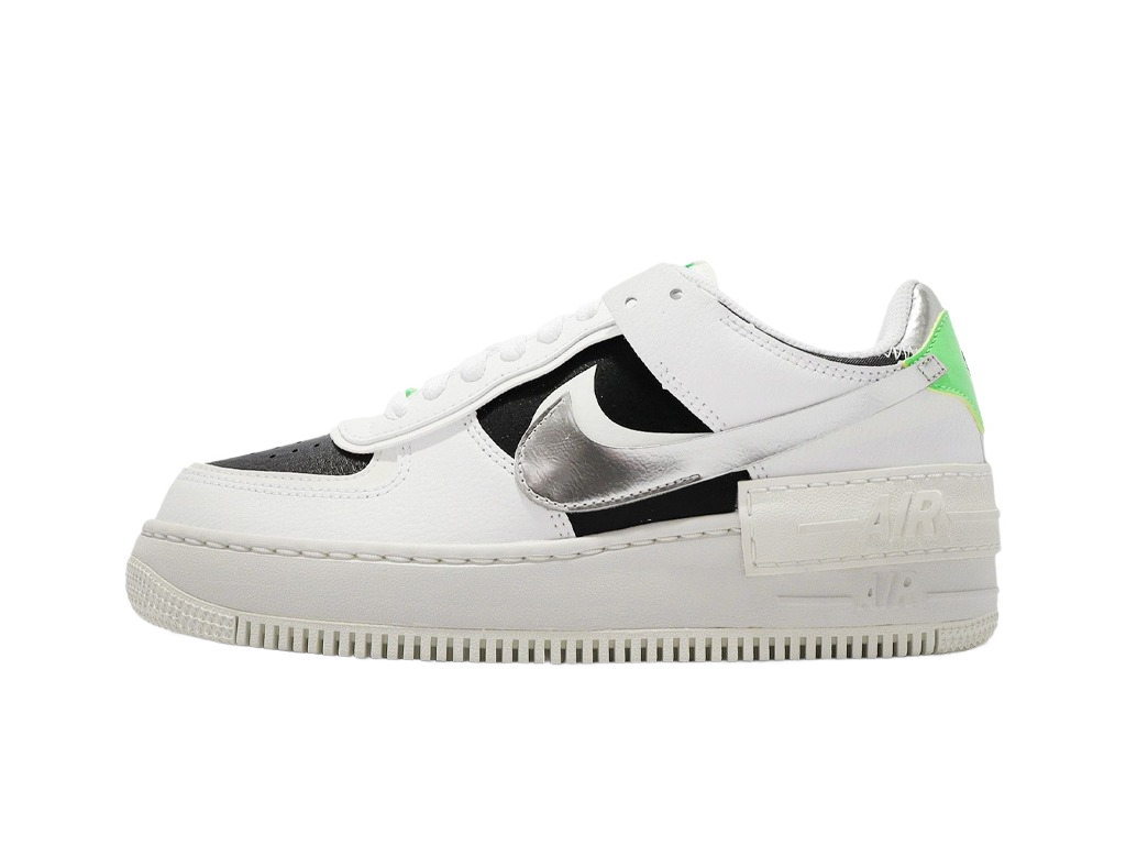 Nike Wmns Air Force 1 Shadow White Metallic Silver-Nike-pikastore.cz