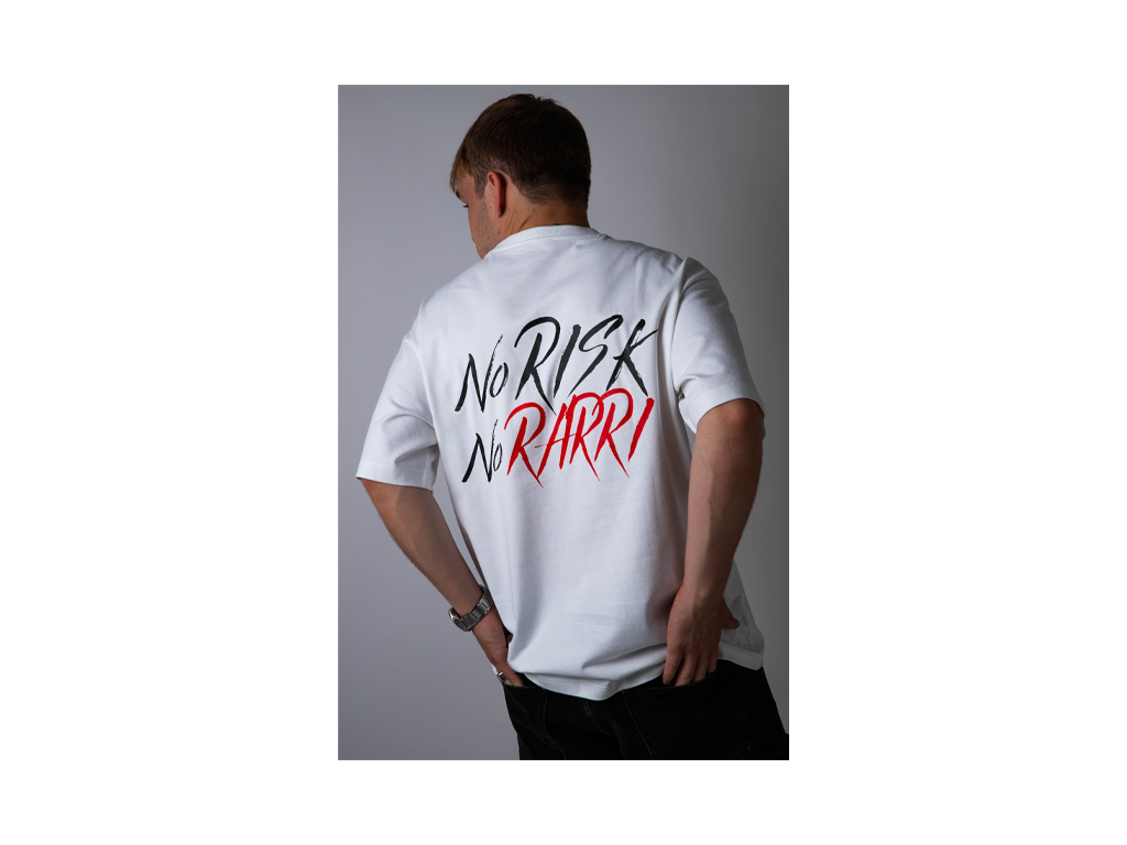 No Risk No Rarri Tee White