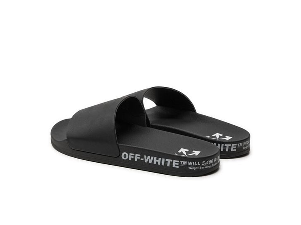 OFF-WHITE Industrial Belt Slides Black White