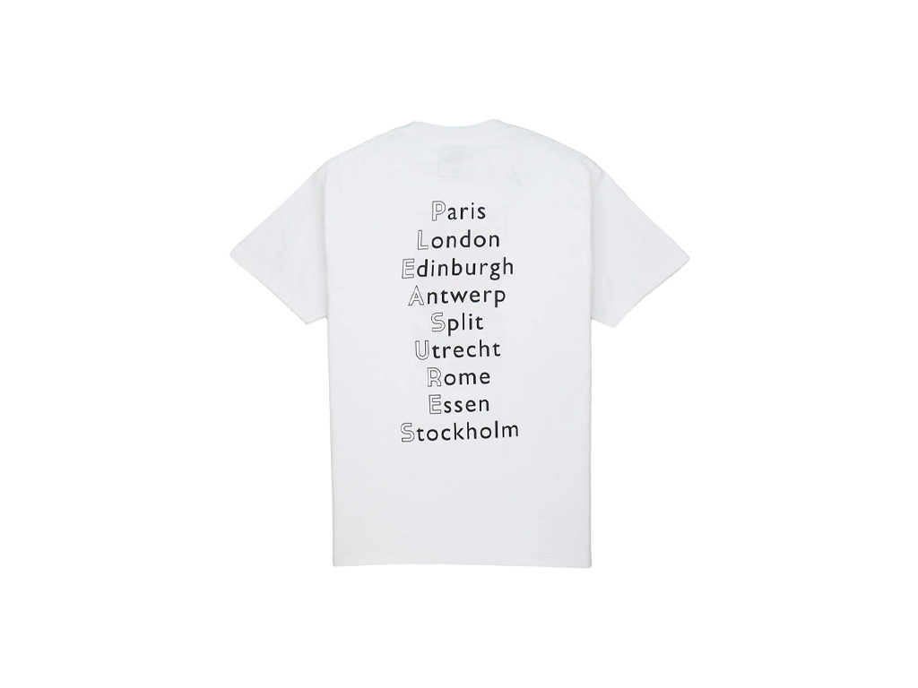 Pleasures Europe 92 Tee White-Pleasures-pikastore.cz
