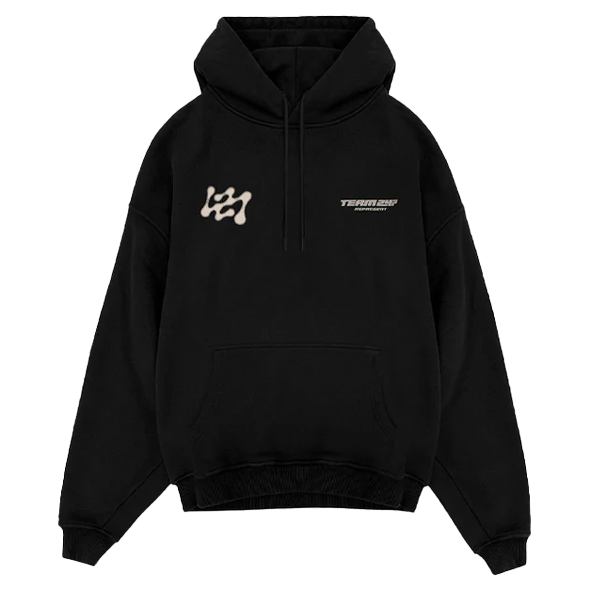Represent 247 Future Terrains Oversized Hoodie Black-Represent-pikastore.cz