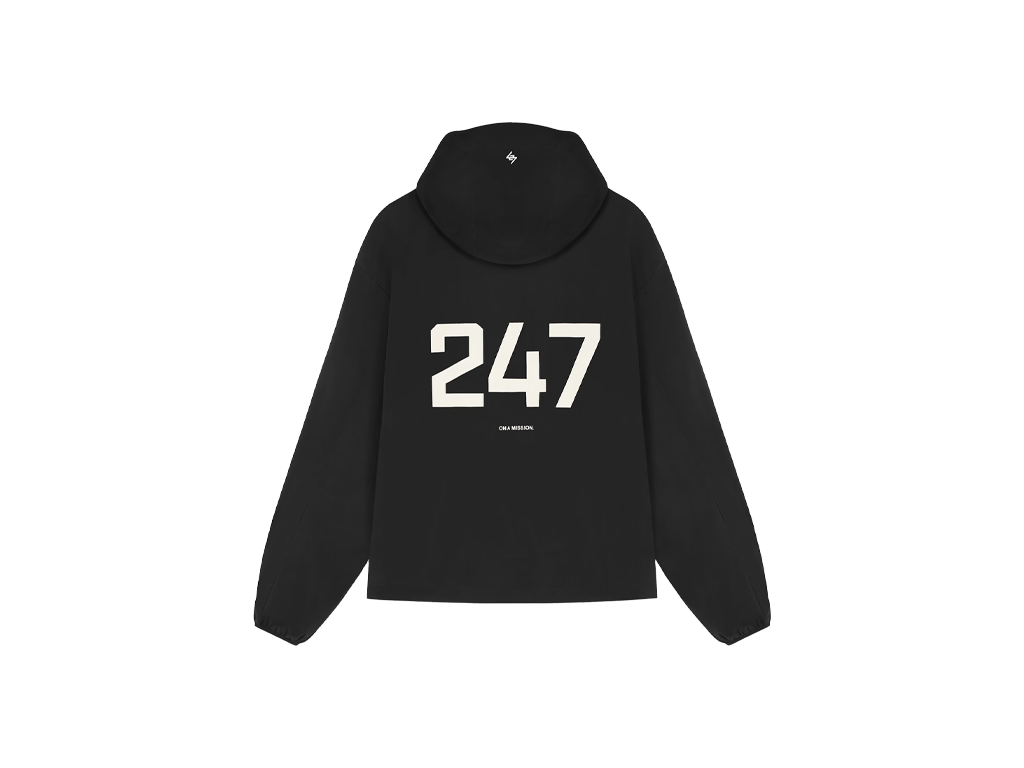 Represent 247 Hooded Quarter Zip Black-Represent-pikastore.cz
