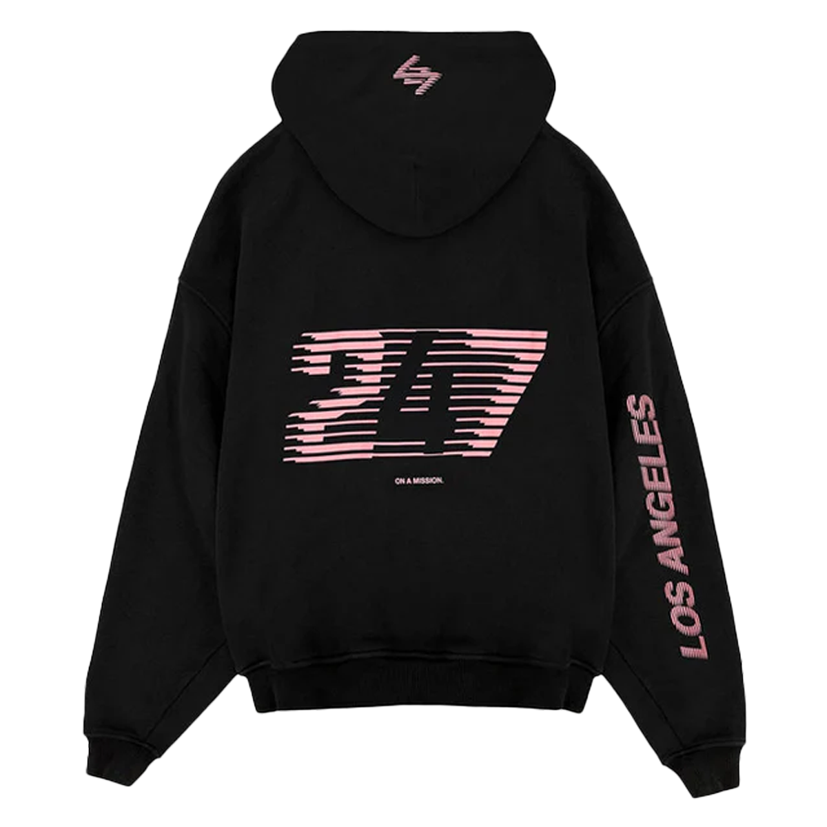Represent 247 Los Angeles Hoodie Jet Black-Represent-pikastore.cz