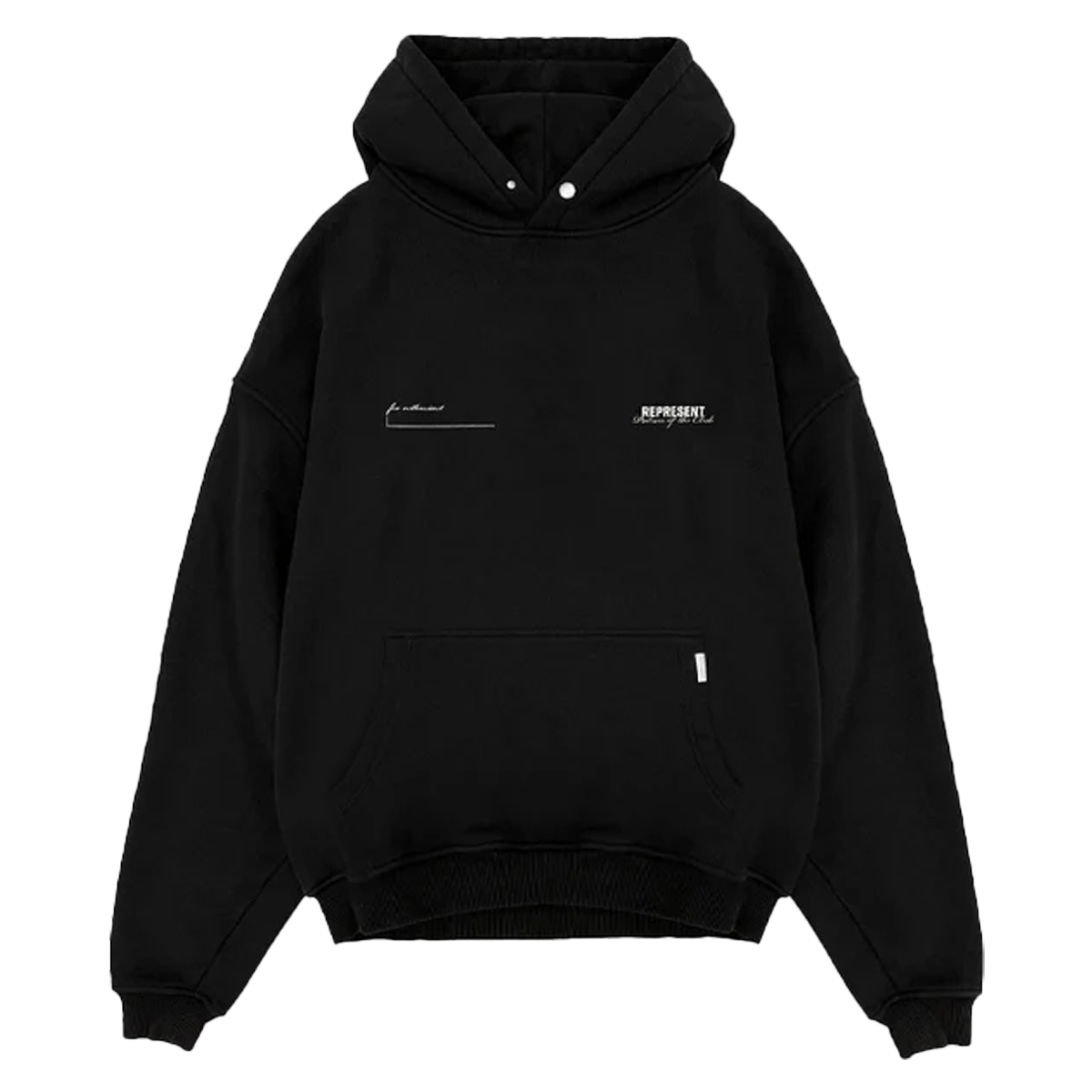 Represent Patron Of The Club Hoodie Black-Represent-pikastore.cz