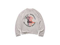 Represent 247 Torch Boxy Long Sleeve Футболка Bleach Wash